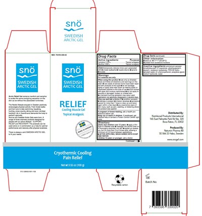 Sno Swedish Arctic Gel Relief Carton (Sno Swedish Arctic Gel Relief)